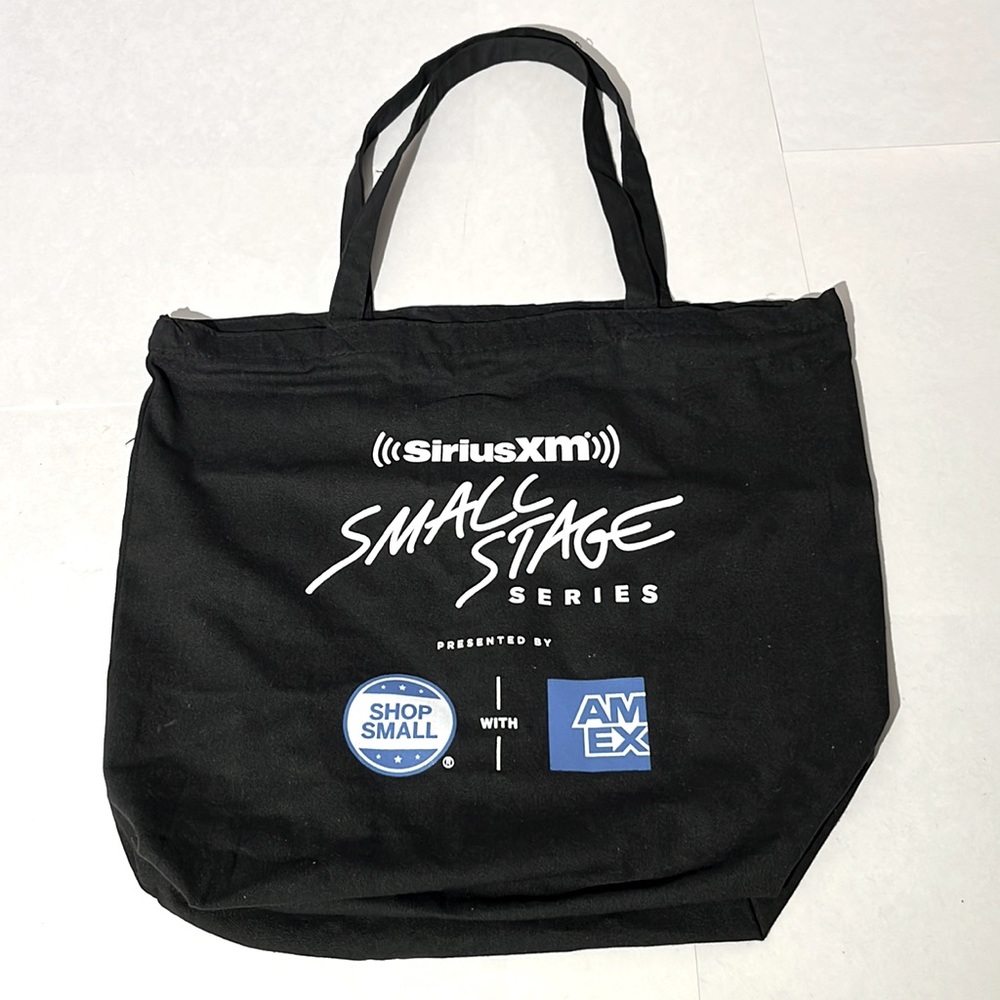 Sirius XM Small Stage series AMEX Shop Small tote bag NEW travel shoulder bag